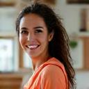 Portrait of an energetic 39-year-old parent, radiating vitality.